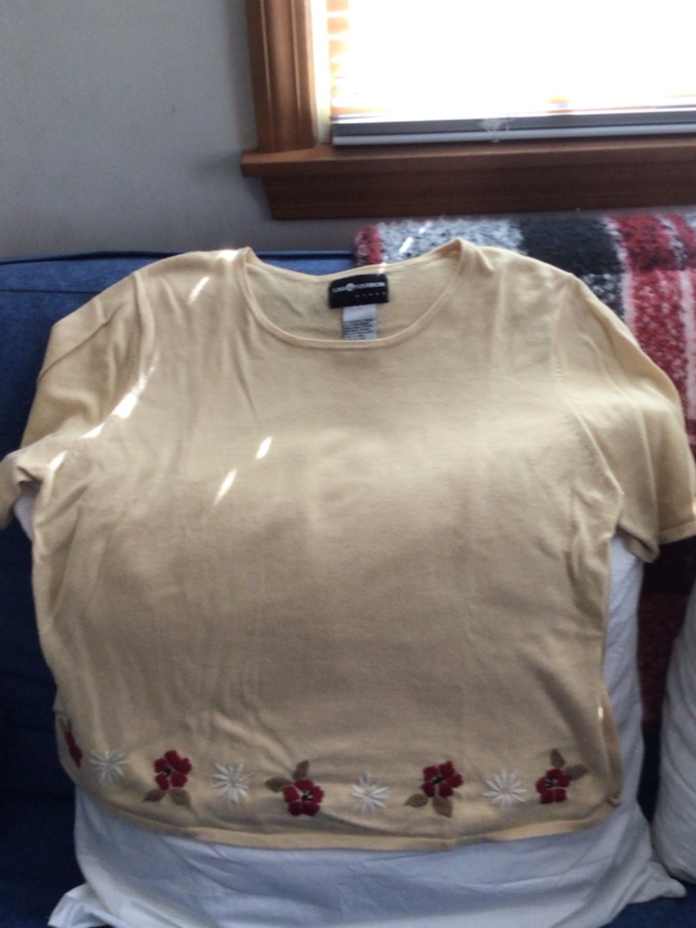 Sag Harbor Cream Knit Top